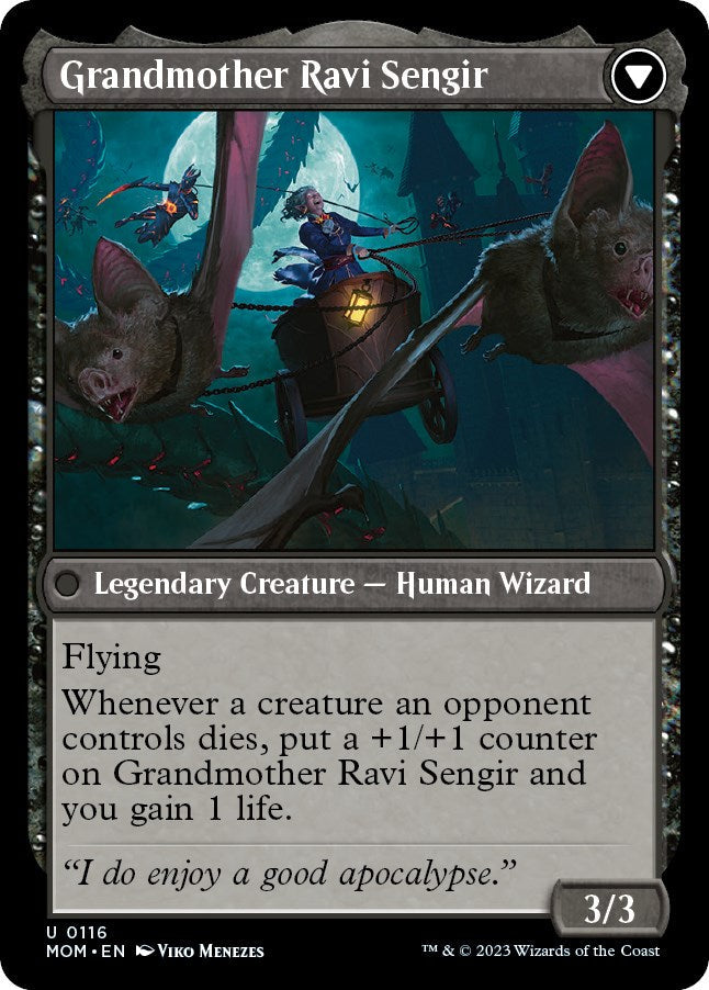 Invasion of Ulgrotha // Grandmother Ravi Sengir [March of the Machine] Foil