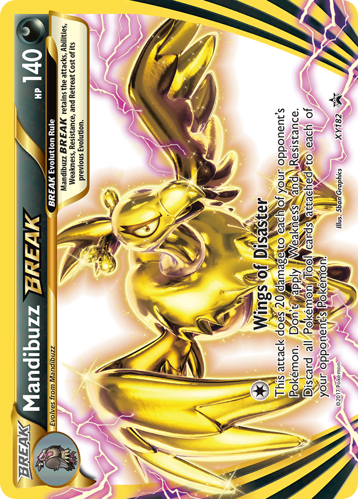 Mandibuzz BREAK (XY182) [XY: Black Star Promos] | Silver Goblin