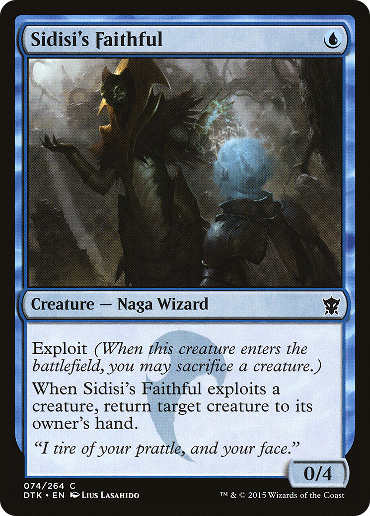 Sidisi's Faithful (074) Foil - Dragons of Tarkir