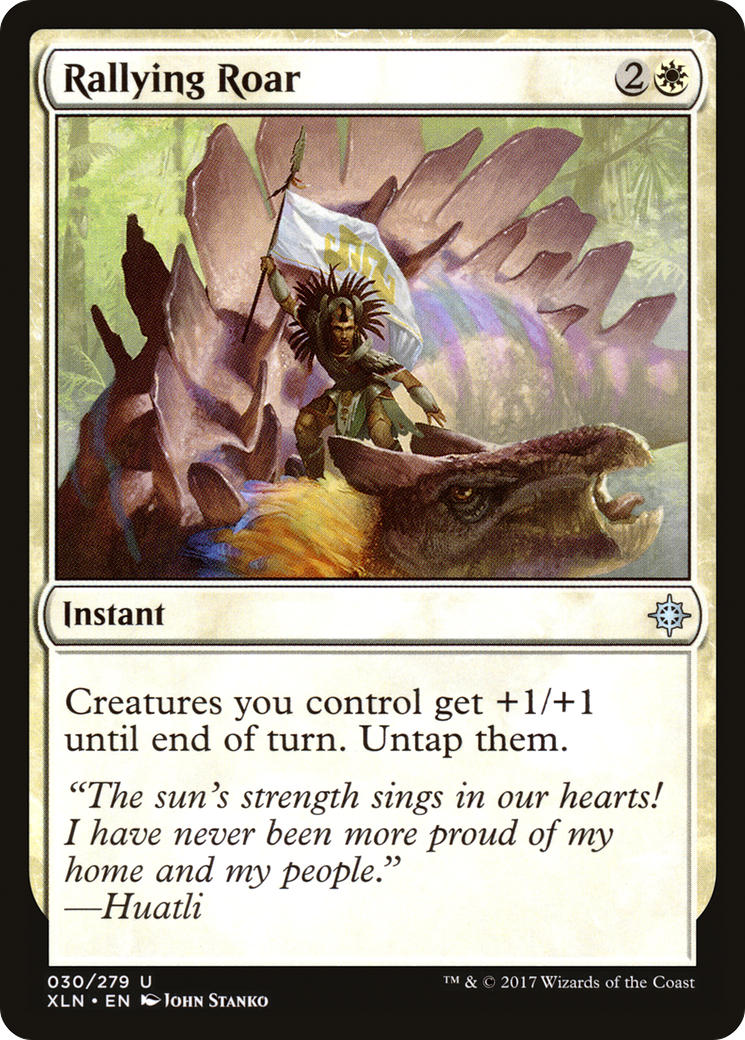 Rallying Roar (030) Foil - Ixalan