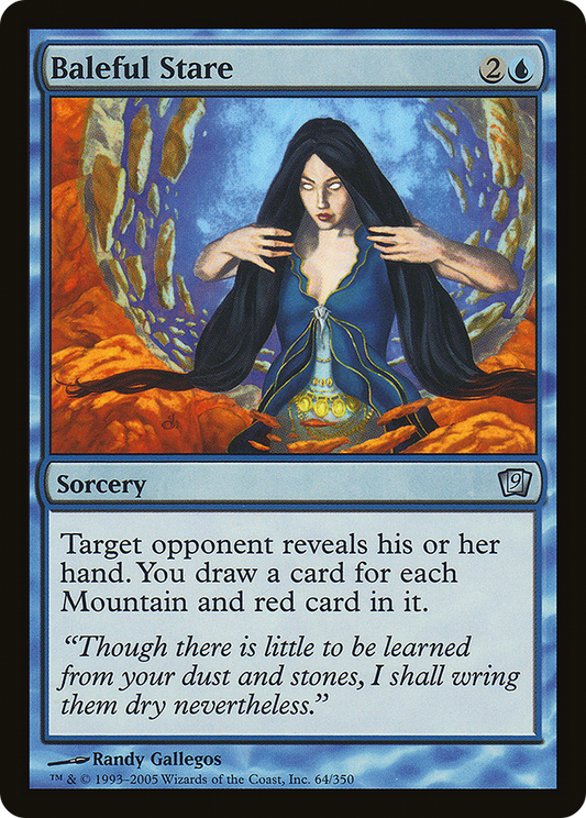 Baleful Stare (64) Foil - Ninth Edition