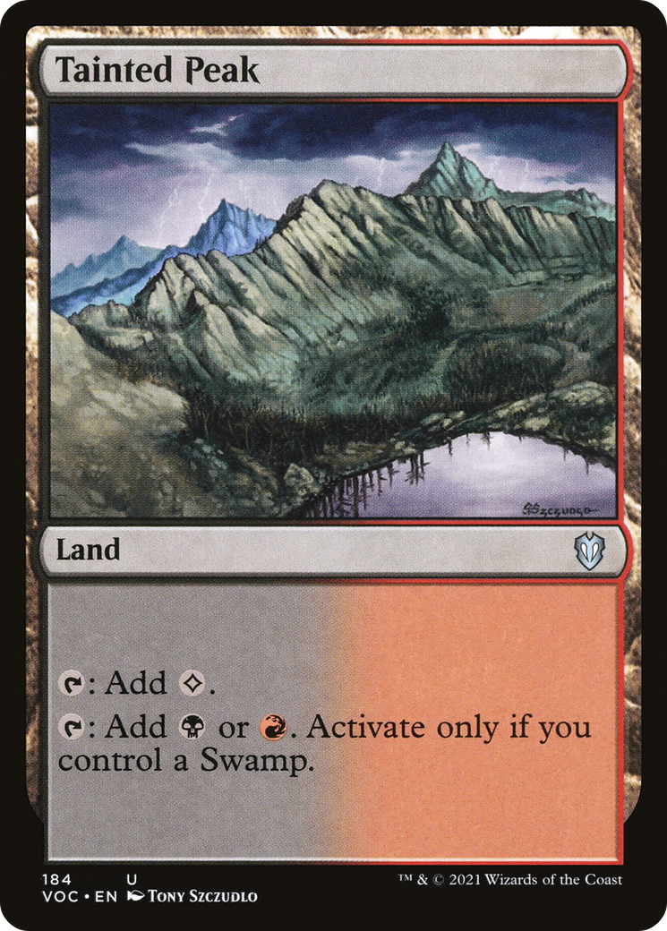 Tainted Peak [Innistrad: Crimson Vow Commander]