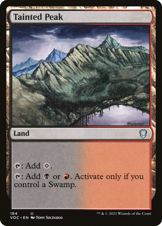 Tainted Peak [Innistrad: Crimson Vow Commander]
