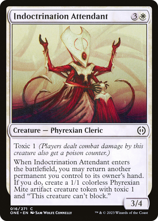 Indoctrination Attendant [Phyrexia: All Will Be One] Foil