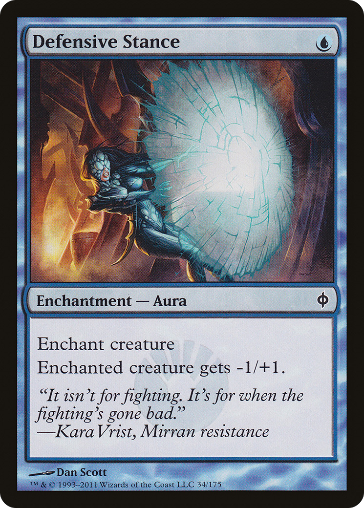 Defensive Stance [New Phyrexia] Foil