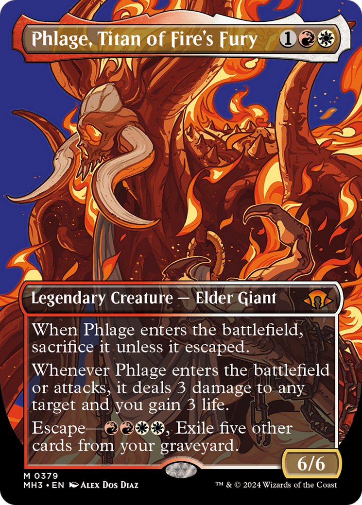 Phlage, Titan of Fire's Fury(Borderless) (379)