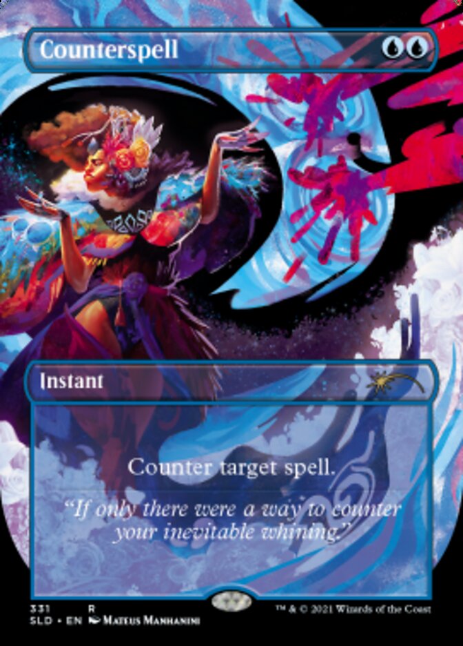 Counterspell (Borderless) [Secret Lair Drop Series] | Silver Goblin