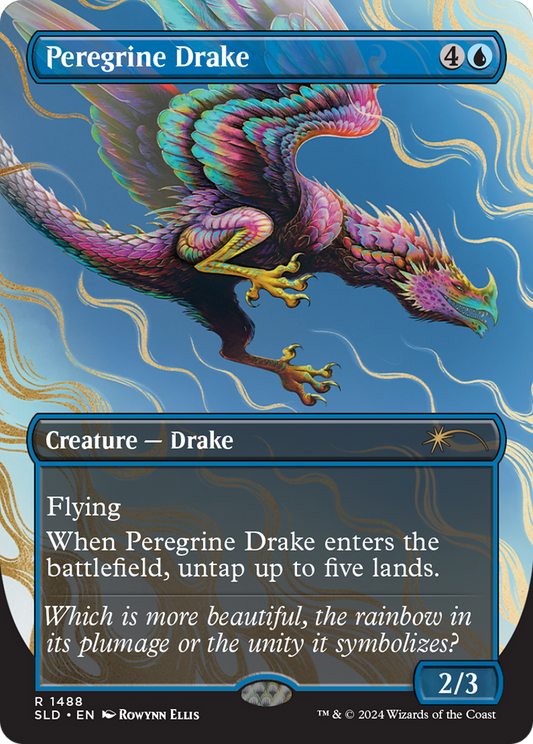 Peregrine Drake(Borderless) (1488)