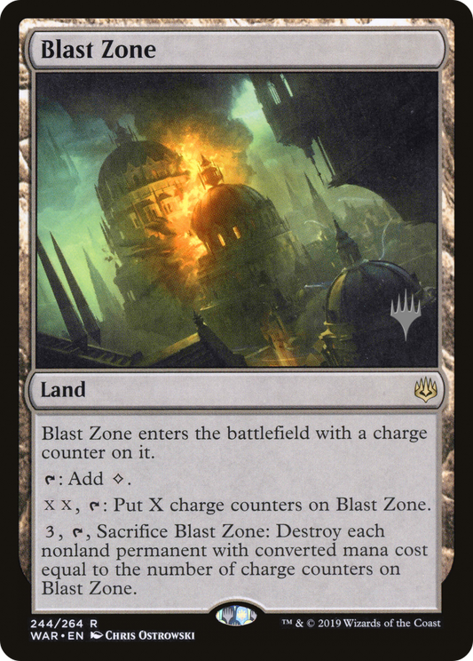 Blast Zone (Promo Pack) [War of the Spark Promos] Foil
