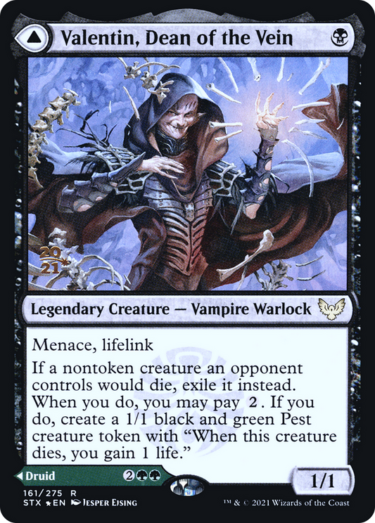 Valentin, Dean of the Vein // Lisette, Dean of the Root [Strixhaven: School of Mages Prerelease Promos]