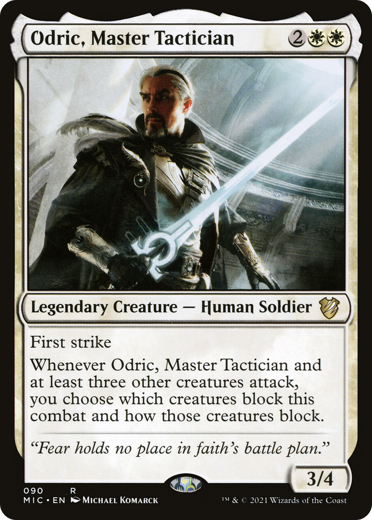 Odric, Master Tactician [Innistrad: Midnight Hunt Commander] | Silver Goblin