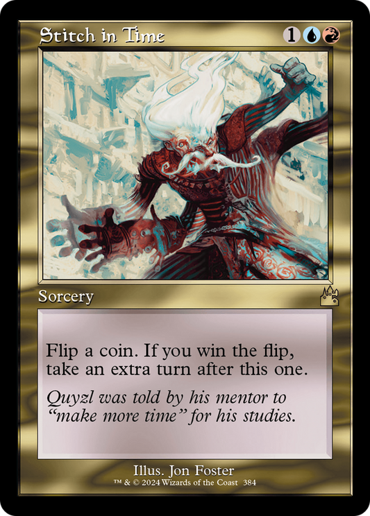 Stitch in Time (Retro Frame) [Ravnica Remastered] Foil