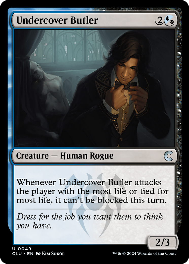 Undercover Butler [Ravnica: Clue Edition] Foil