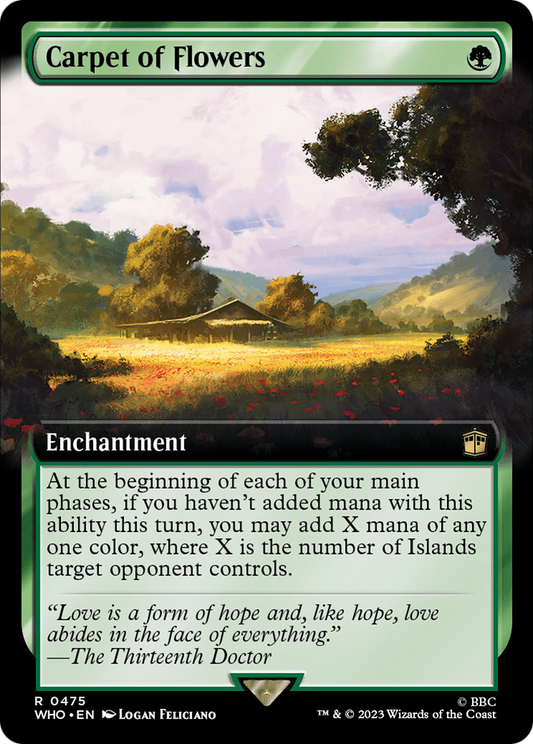 Carpet of Flowers (Extended Art) [Doctor Who] Foil