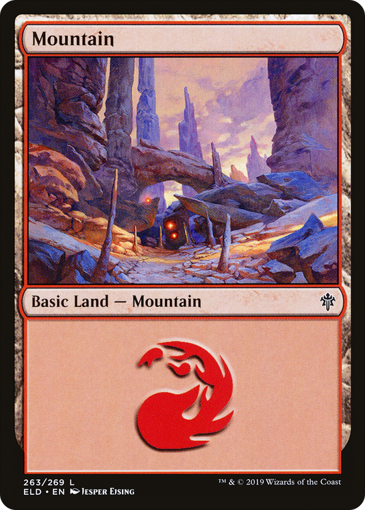 Mountain (263) [Throne of Eldraine] Foil