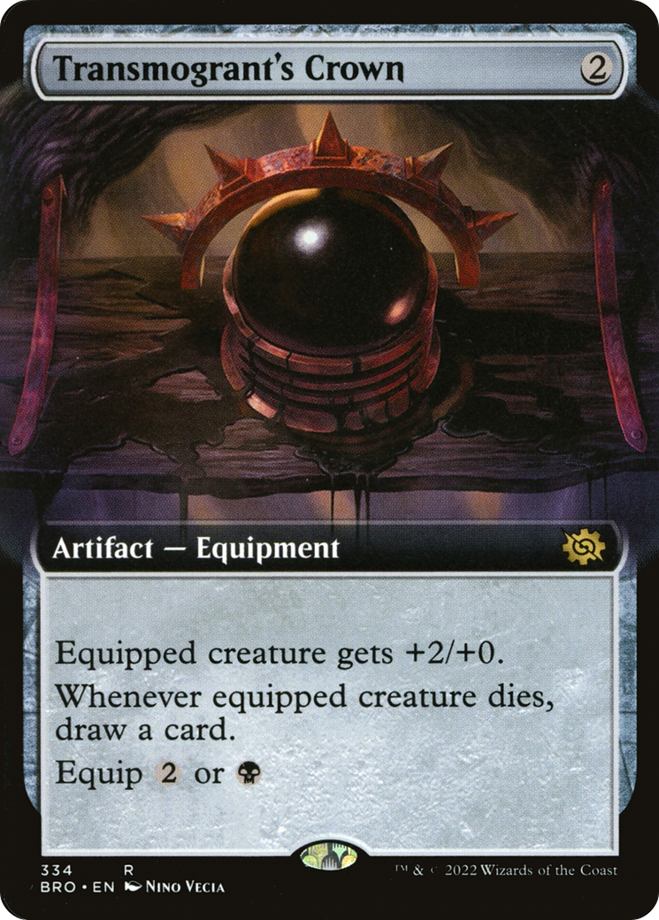 Transmogrant's Crown (Extended Art) [The Brothers' War] Foil