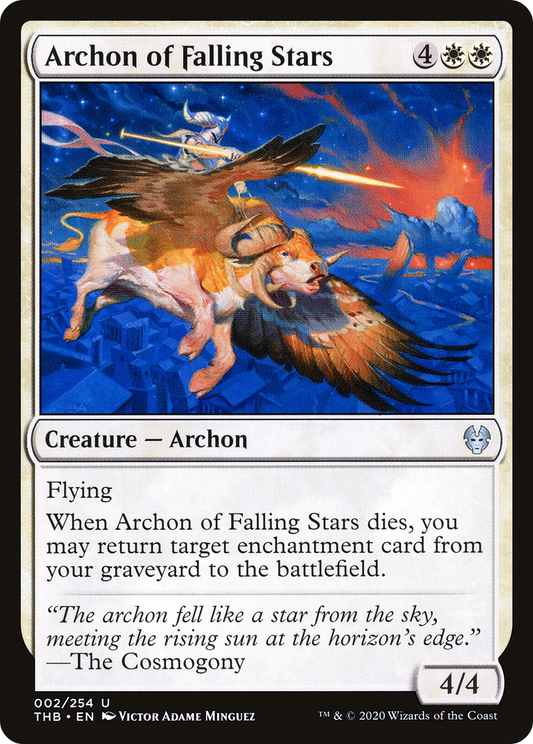 Archon of Falling Stars [Theros Beyond Death] Foil