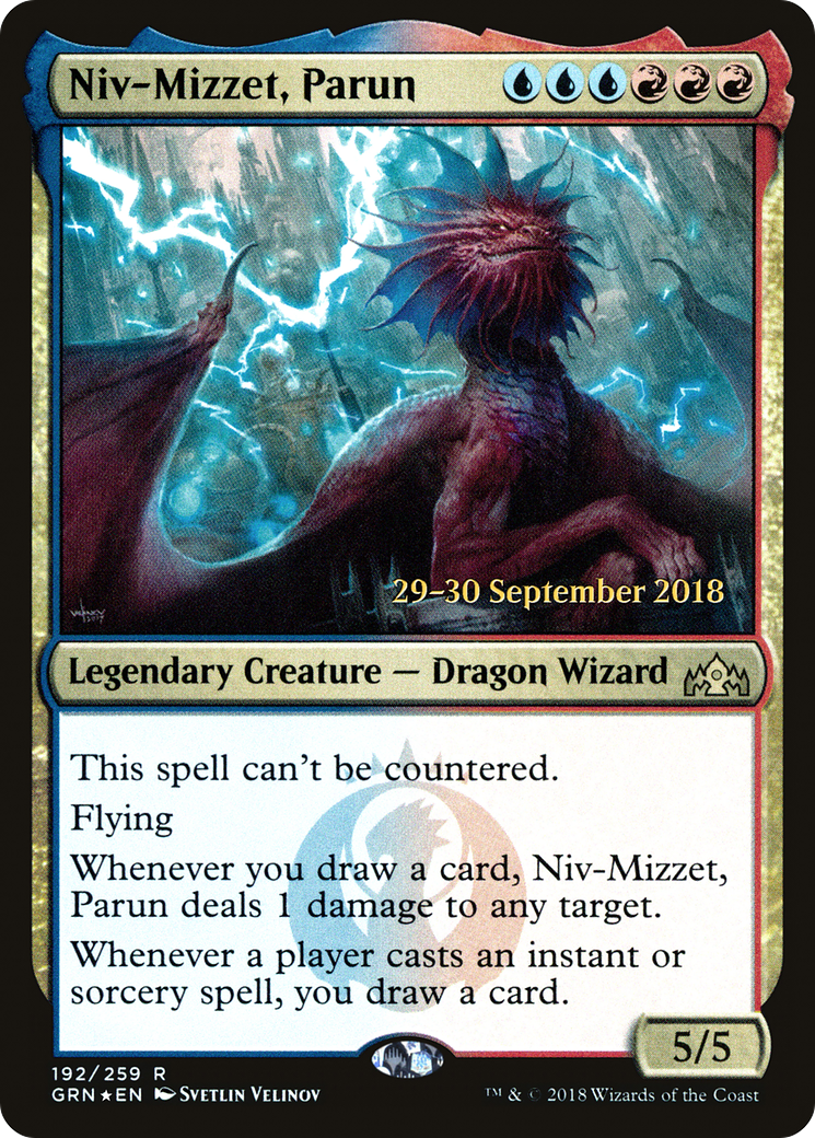 Niv-Mizzet, Parun [Guilds of Ravnica Prerelease Promos] | Silver Goblin