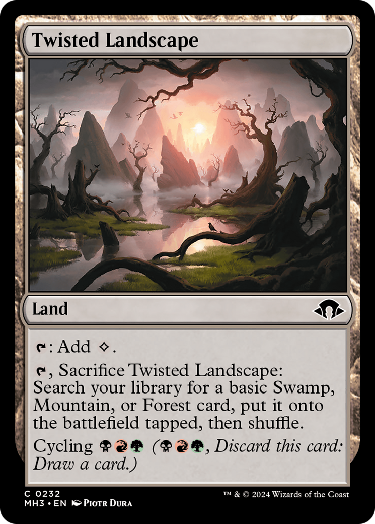 Twisted Landscape (232) Foil - Modern Horizons 3
