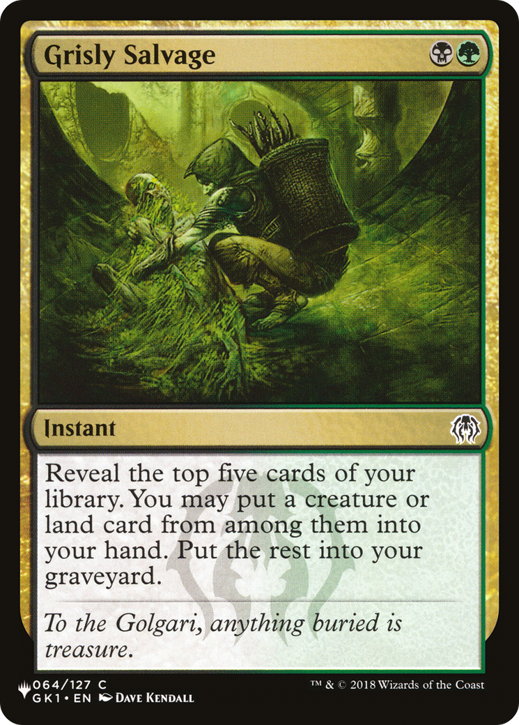 Grisly Salvage [The List Reprints] | Silver Goblin