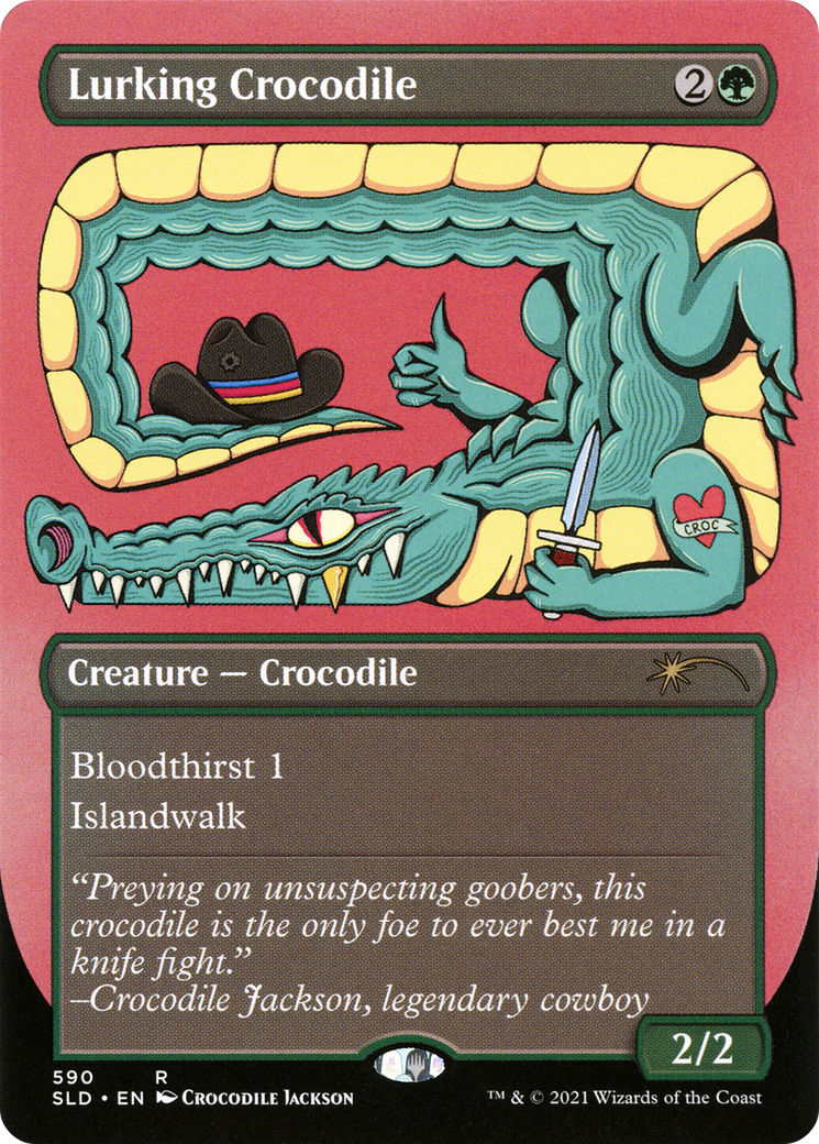 Lurking Crocodile (590) - Secret Lair Drop