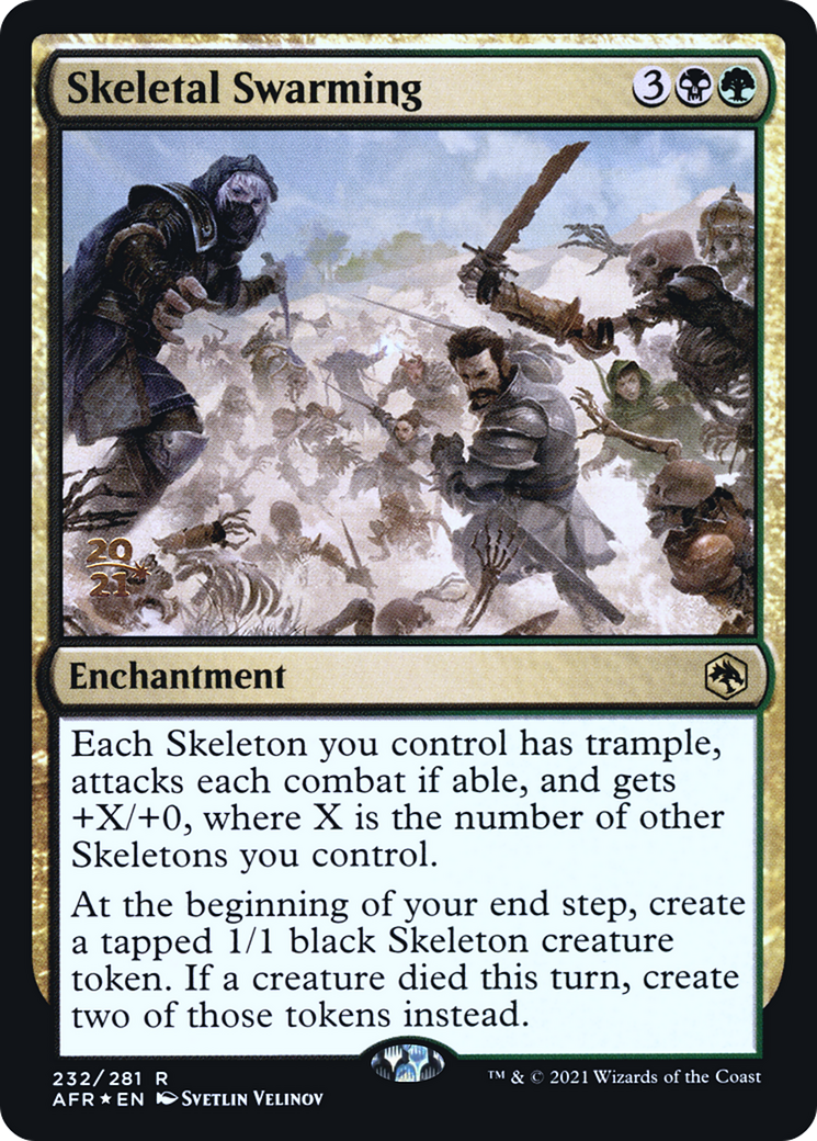 Skeletal Swarming [Dungeons & Dragons: Adventures in the Forgotten Realms Prerelease Promos]
