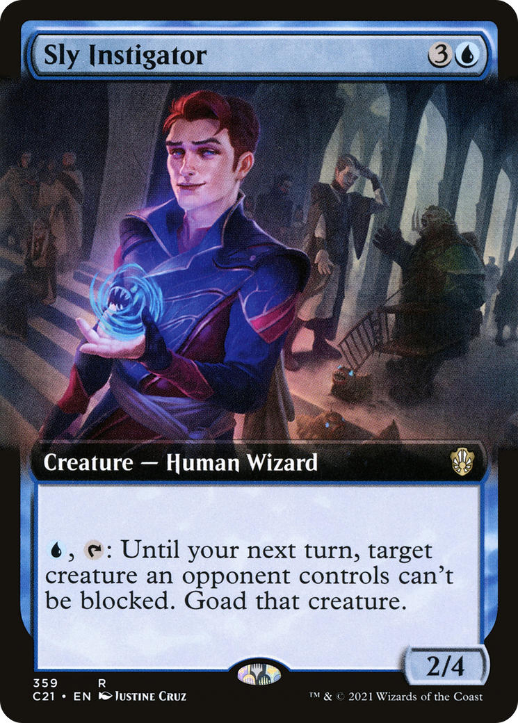Sly Instigator (Extended Art) (359) - Commander 2021