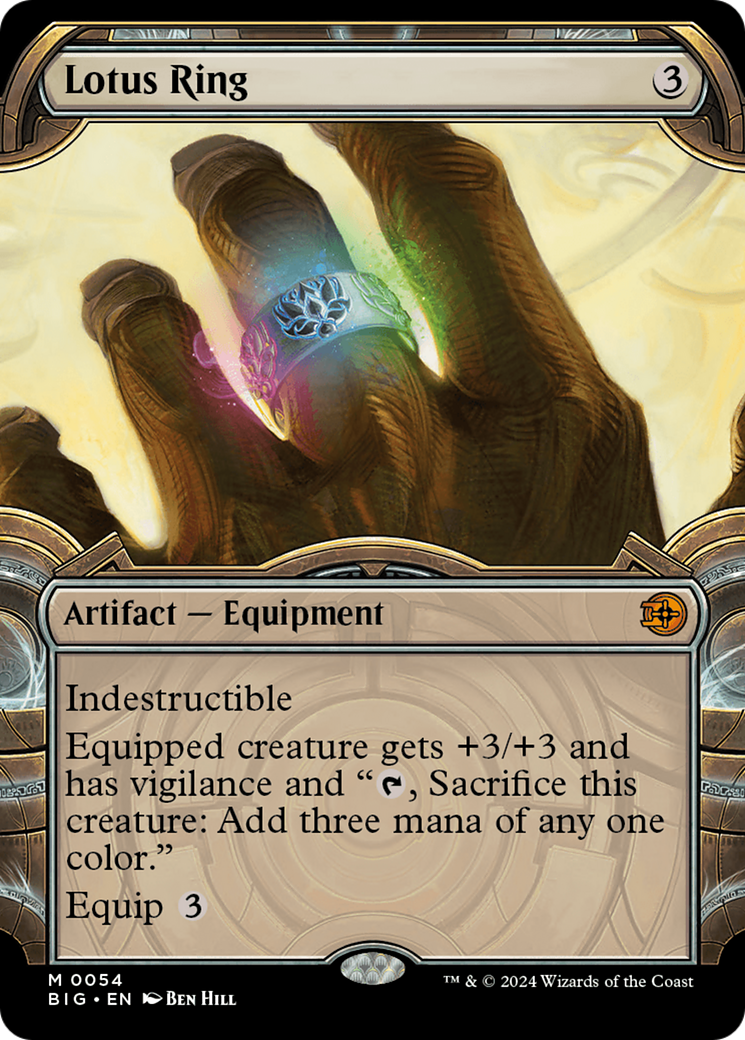 Lotus Ring (Showcase) [Outlaws of Thunder Junction: The Big Score] Foil
