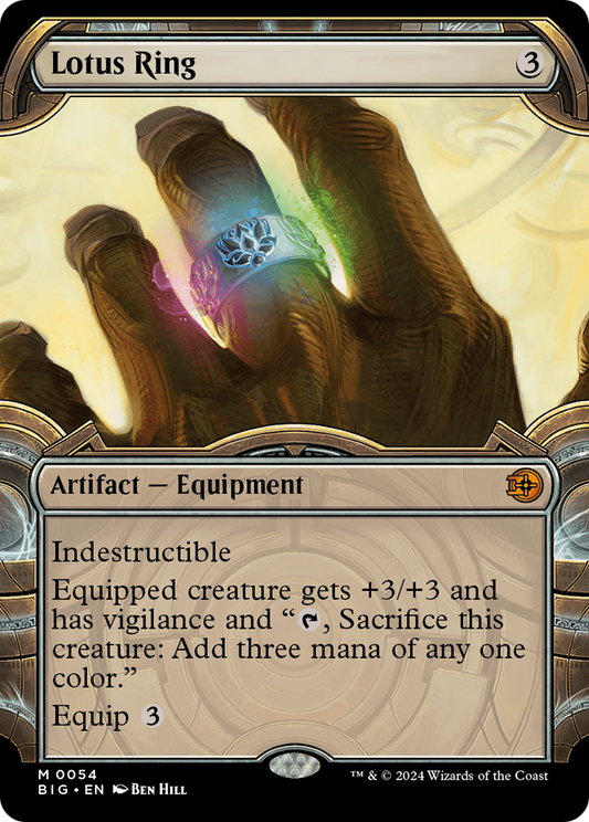 Lotus Ring (Showcase) [Outlaws of Thunder Junction: The Big Score] Foil