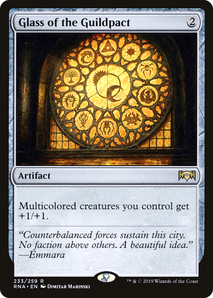 Glass of the Guildpact [Ravnica Allegiance] Foil