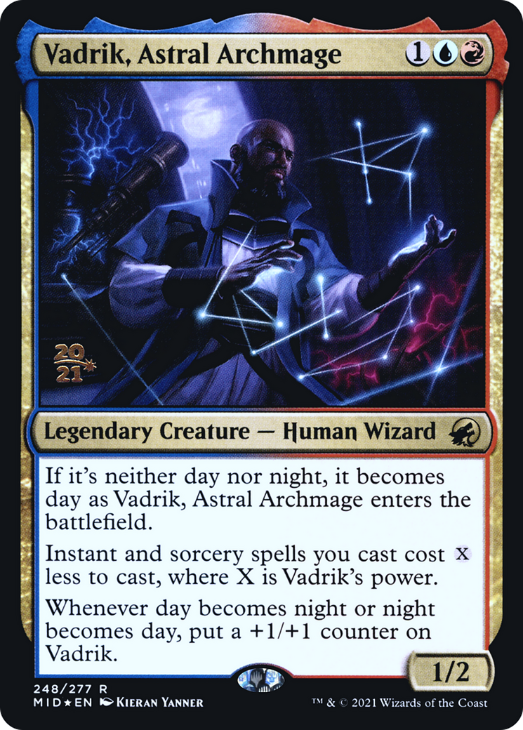 Vadrik, Astral Archmage [Innistrad: Midnight Hunt Prerelease Promos] | Silver Goblin