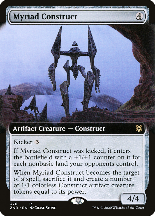 Myriad Construct (Extended Art) (376) Foil - Zendikar Rising