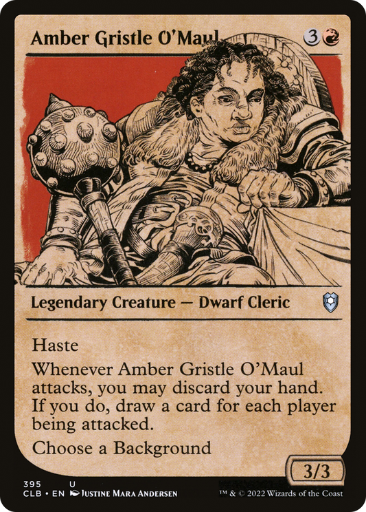 Amber Gristle O'Maul (Showcase) [Commander Legends: Battle for Baldur's Gate] Foil