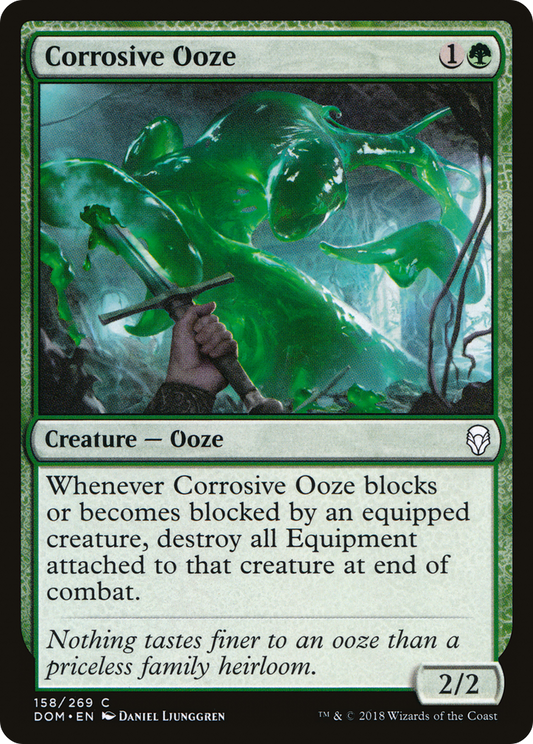 Corrosive Ooze [Dominaria] Foil