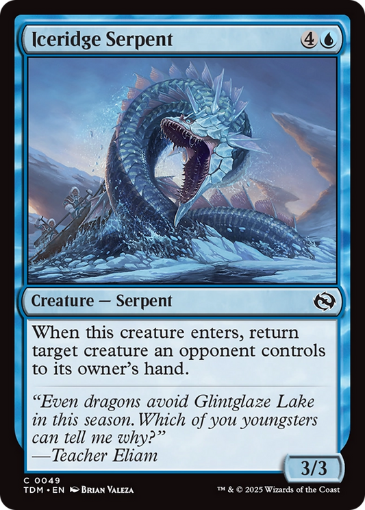 Iceridge Serpent (049) - Tarkir: Dragonstorm