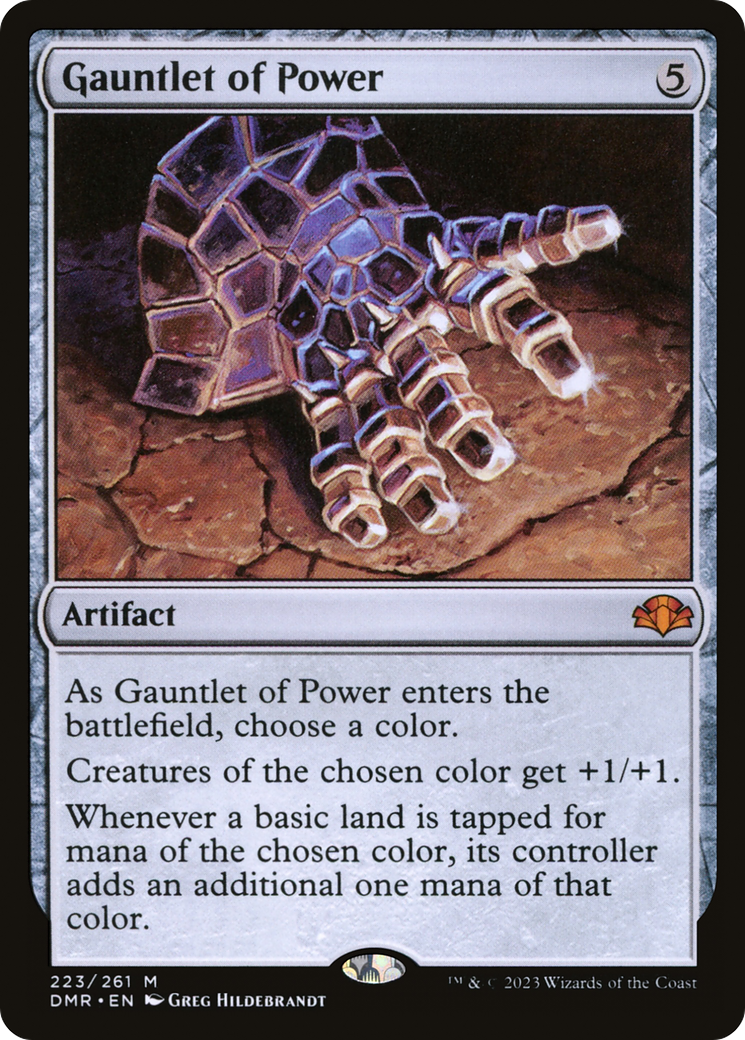 Gauntlet of Power [Dominaria Remastered] Foil