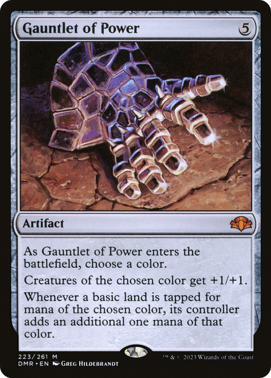 Gauntlet of Power [Dominaria Remastered] Foil