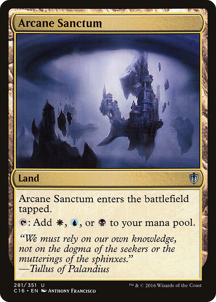 Arcane Sanctum [Commander 2016] | Silver Goblin