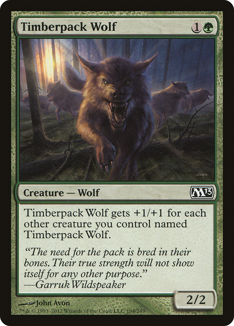 Timberpack Wolf (194) - Magic 2013