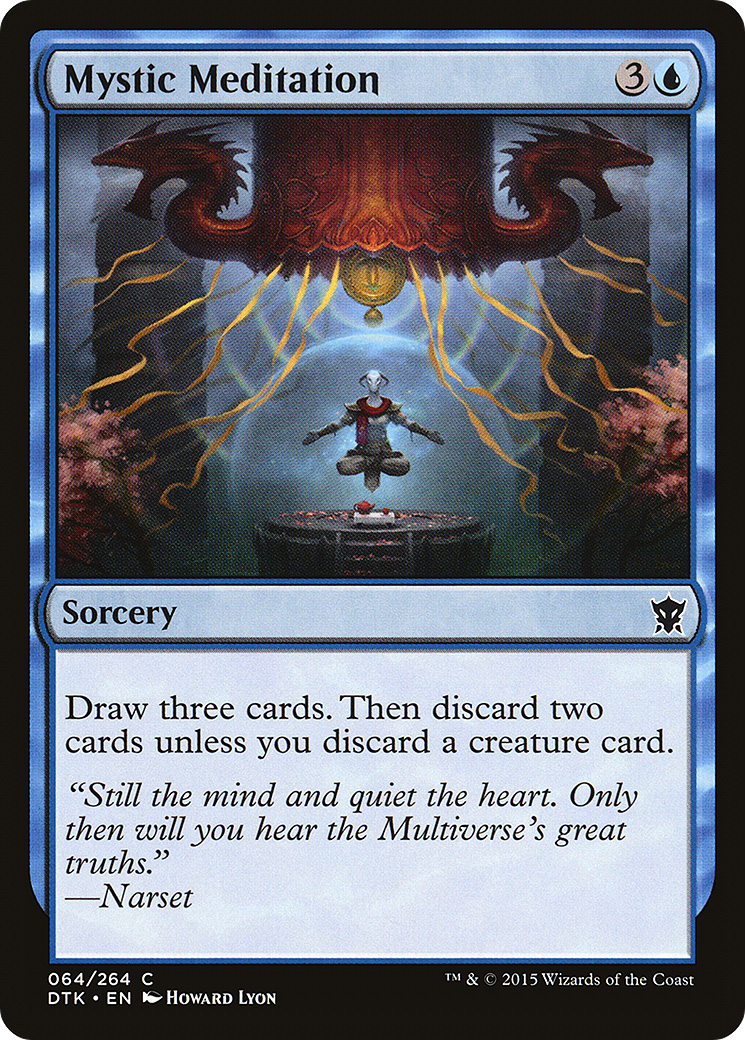 Mystic Meditation [Dragons of Tarkir] Foil