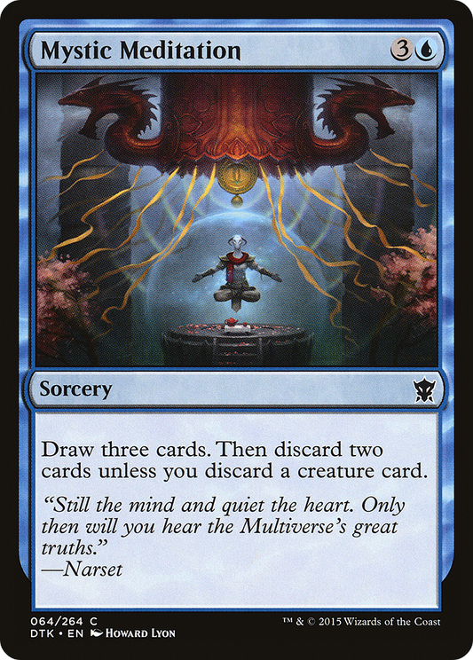 Mystic Meditation [Dragons of Tarkir] Foil