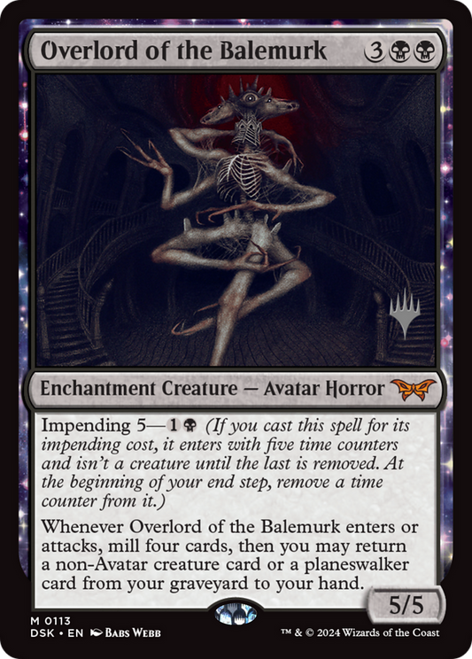Overlord of the Balemurk [Duskmourn: House of Horror Promos]