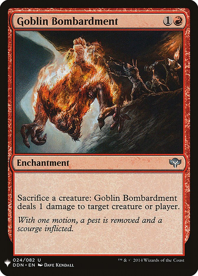 Goblin Bombardment [Mystery Booster] | Silver Goblin