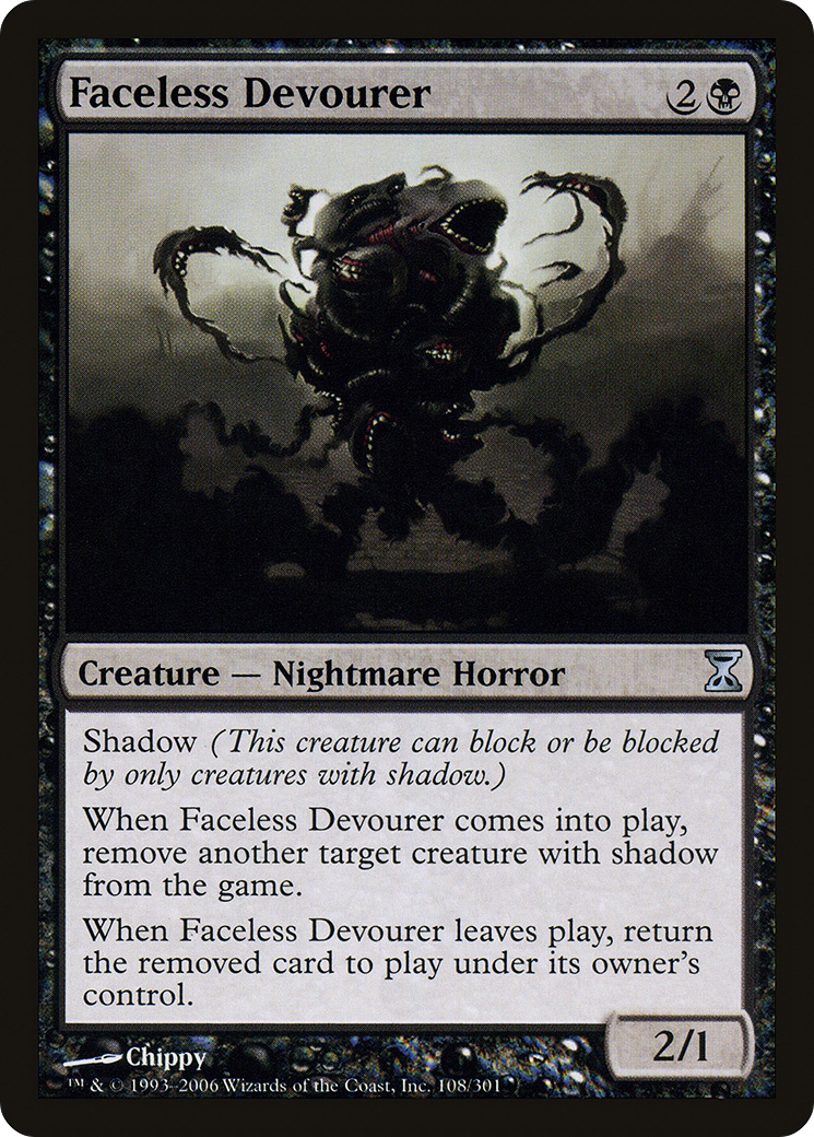 Faceless Devourer [Time Spiral] Foil