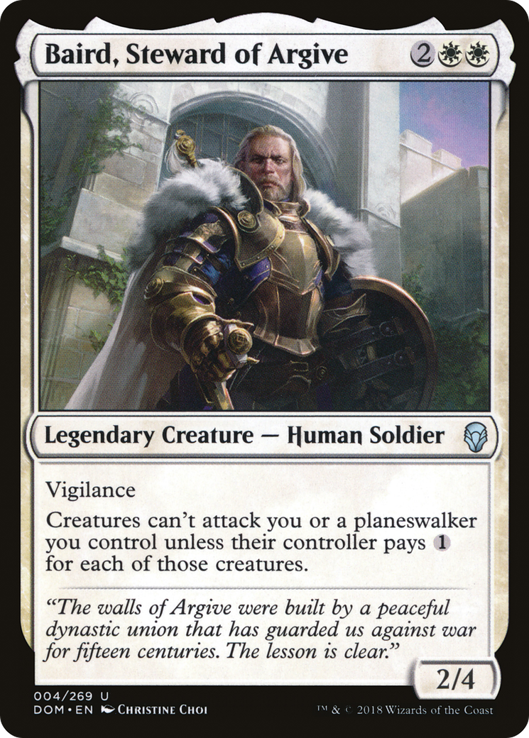 Baird, Steward of Argive [Dominaria] Foil