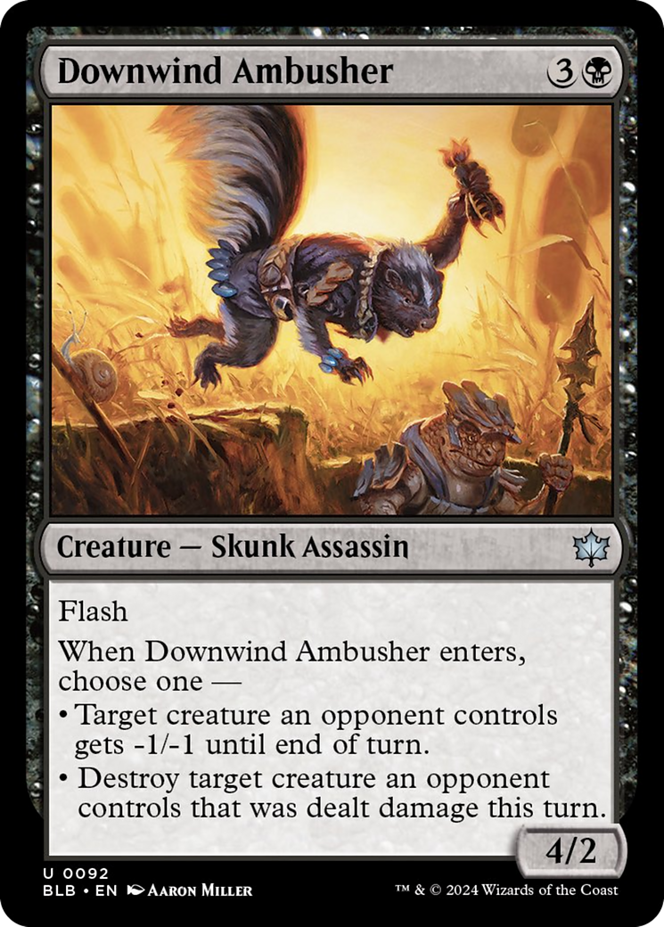 Downwind Ambusher [Bloomburrow] | Silver Goblin