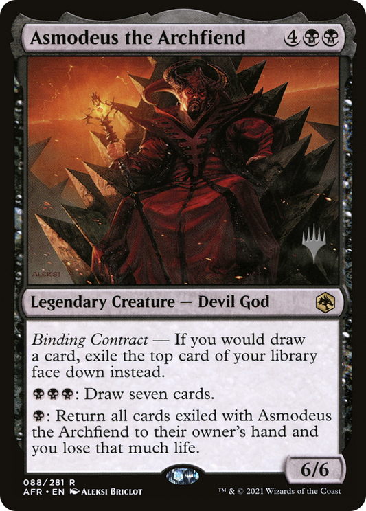 Asmodeus the Archfiend (Promo Pack) [Dungeons & Dragons: Adventures in the Forgotten Realms Promos] Foil