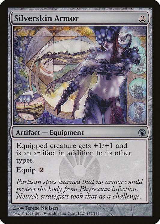 Silverskin Armor [Mirrodin Besieged] Foil