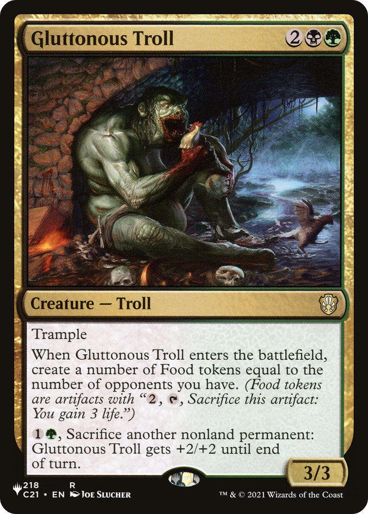 Gluttonous Troll [The List] | Silver Goblin