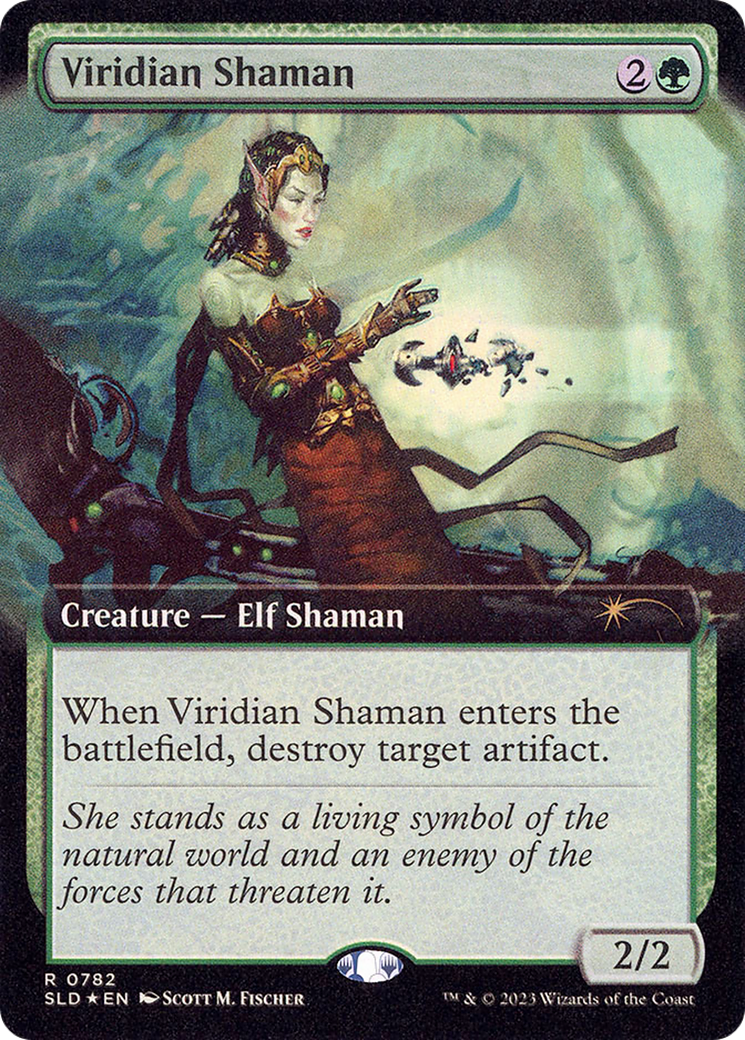 Viridian Shaman (Extended Art) [Secret Lair Drop Series] | Silver Goblin